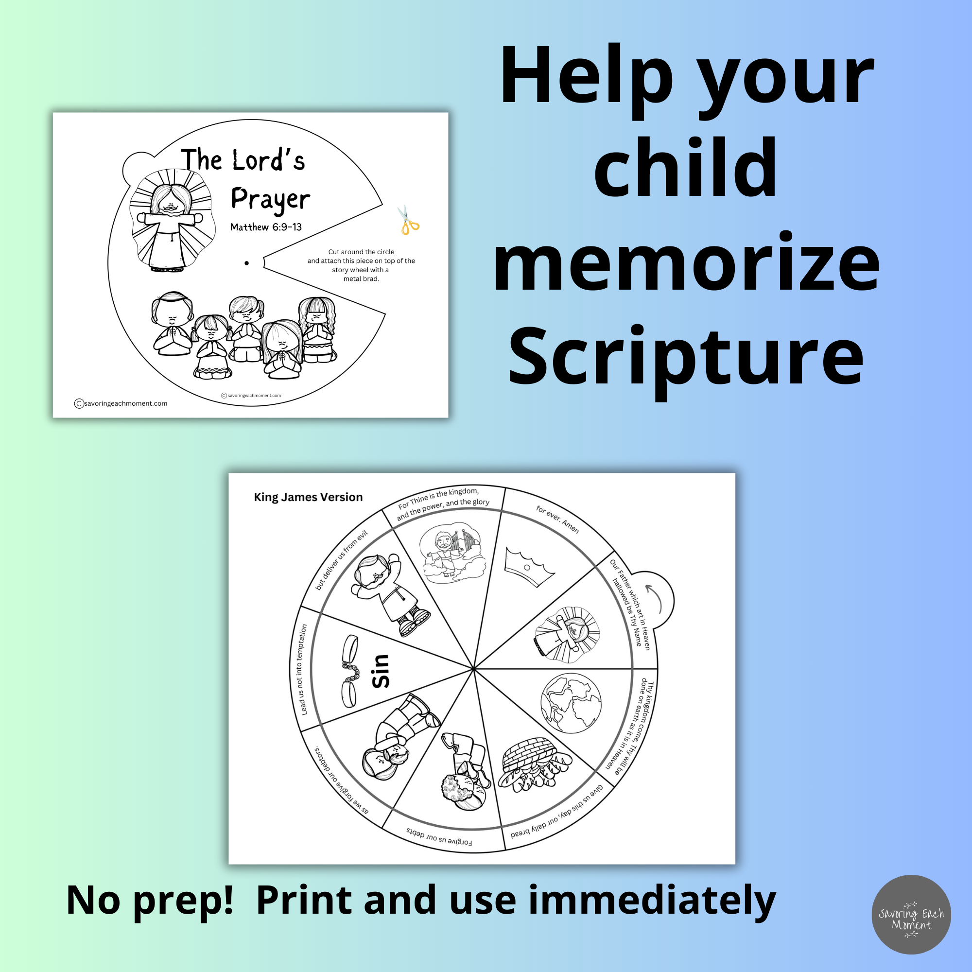lord-s-prayer-story-wheel-printable-craft-color-your-own
