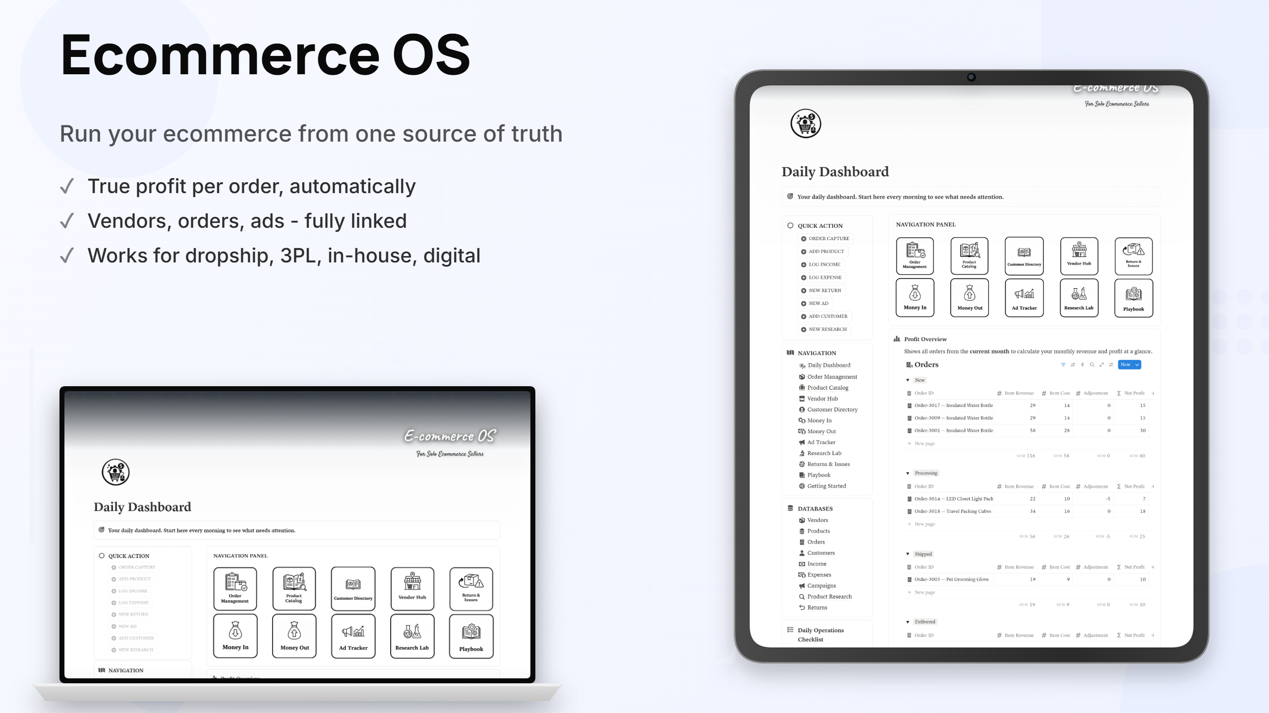 Ecommerce OS for Solo Sellers