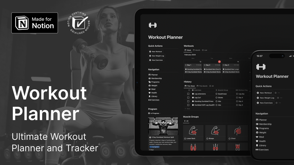 Ultimate Workout Planner