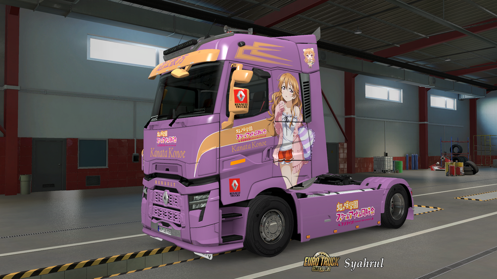 [ETS2] Renault T Kanata Konoe | Love Live! [Truck Skin Skin] by Syahrul Itasha Truckstyling 痛トラック