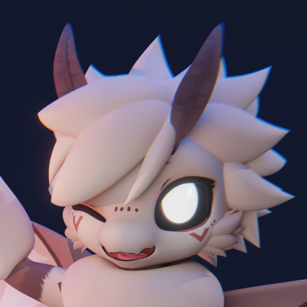 [BlueGuaShop] -3Dモデル-Luma-Little moth has some glitter