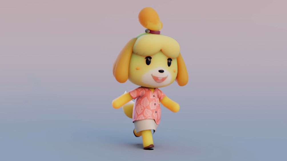 ACNH Isabelle rig