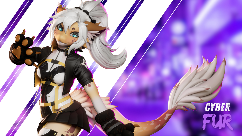 Cyber Fur Kobo showcase render 1