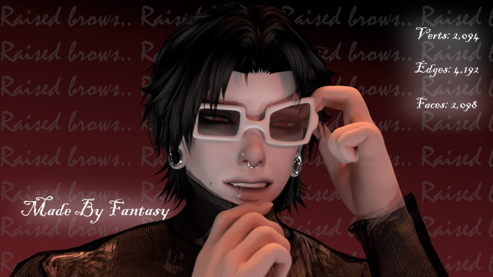 Raised Brows Glasses ( FREE! )