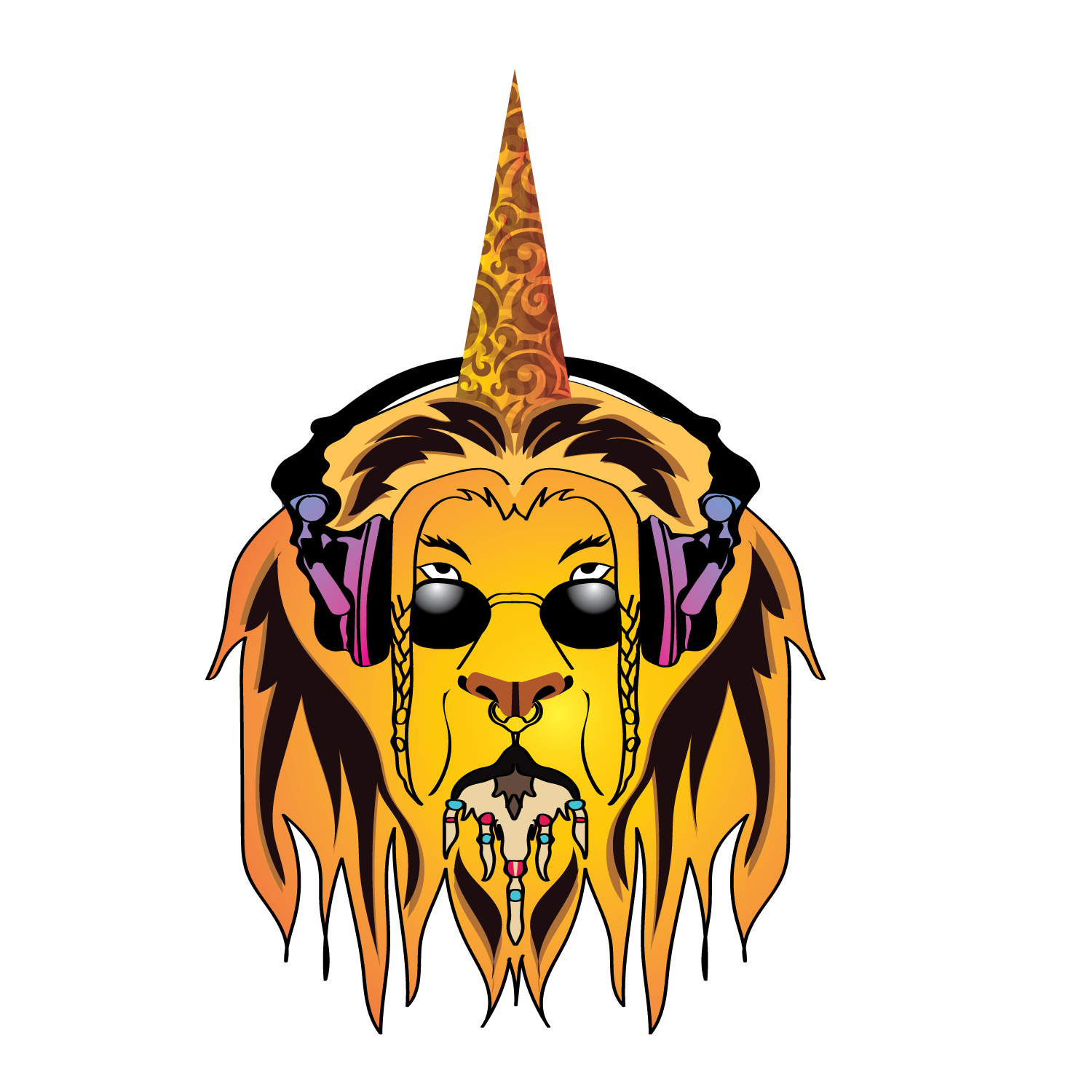 Design NFT lion lux