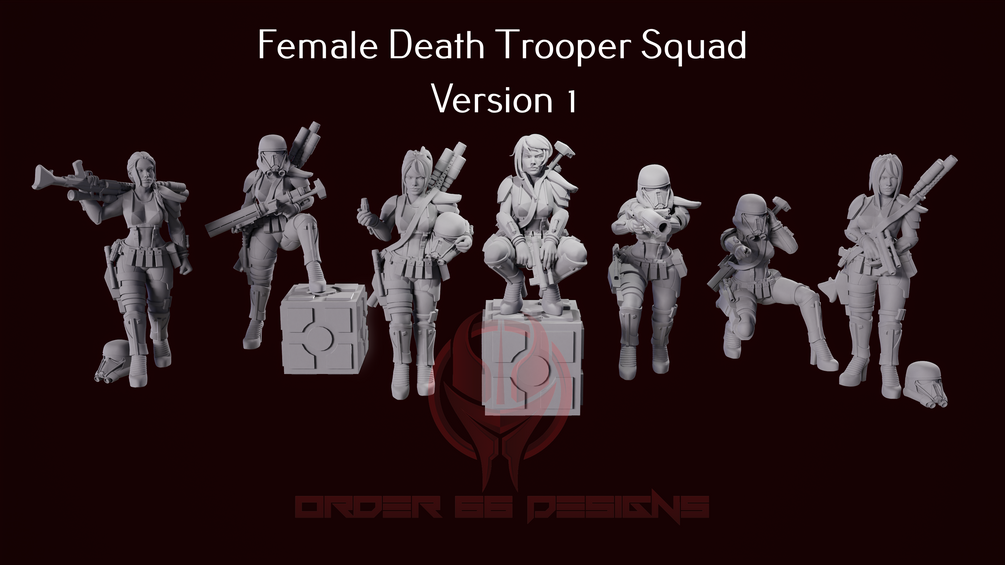 Death Troopers Squad - Star Wars Legion 35mm Miniature for Tabletop RPG