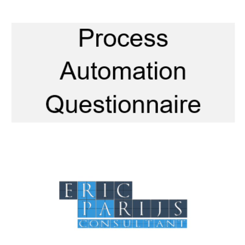 Process Automation Questionnaire Template (Word)