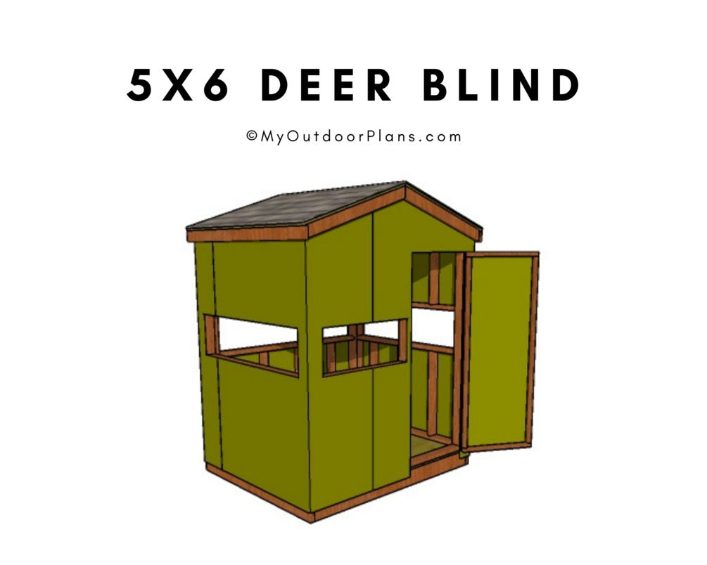 5x6 Deer Blind Plans