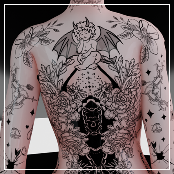 [ZIN-FIT, 8K and 4K hand-drawn body textures] "St. Heartbreaker"
