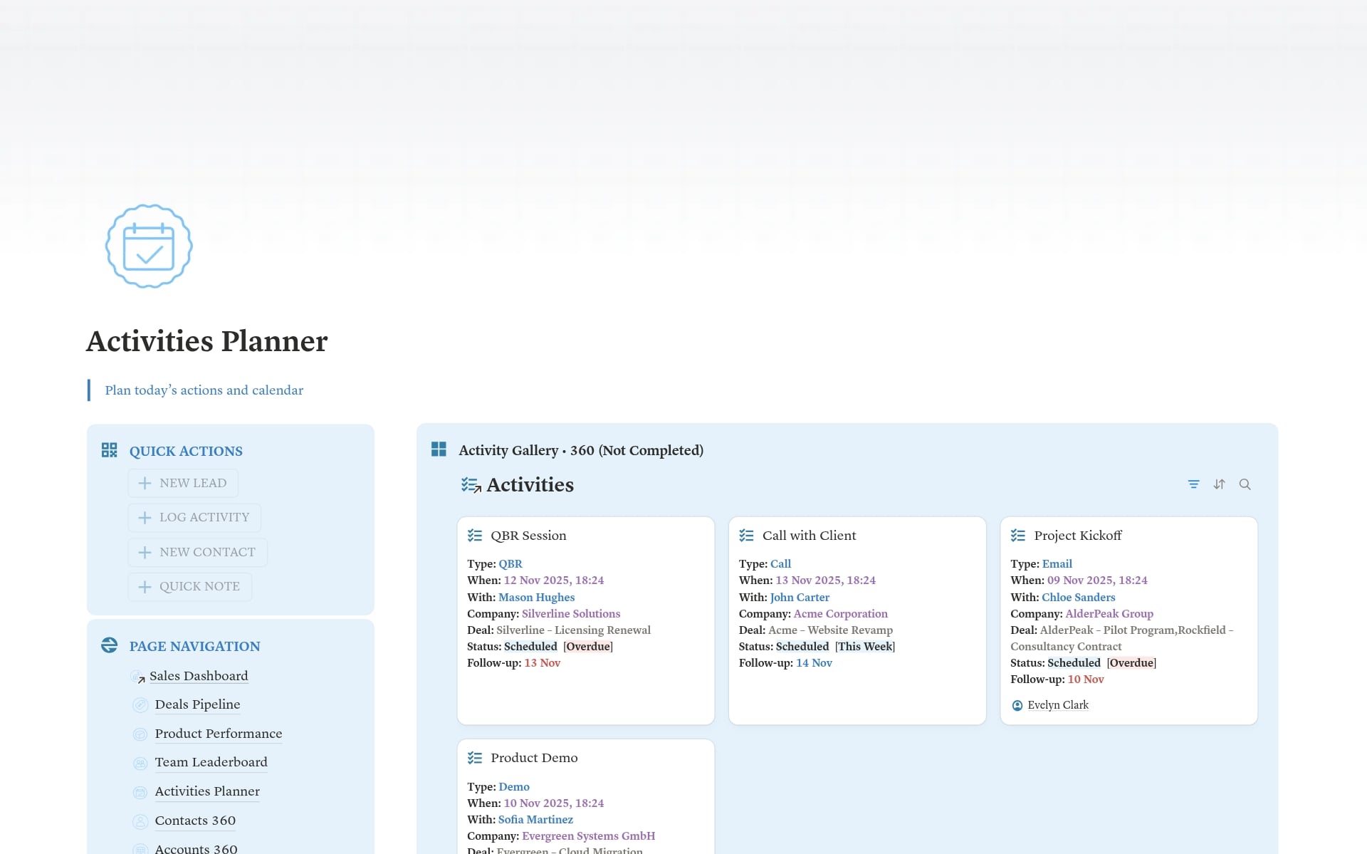 Sales OS - Pipeline, Forecast & Proposal Library - view 2