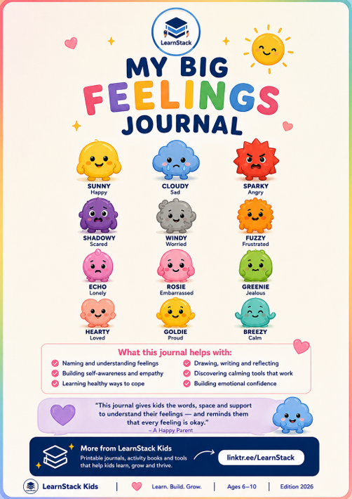 My Big Feelings Journal — A Safe Space for Every Emotion preview image 16