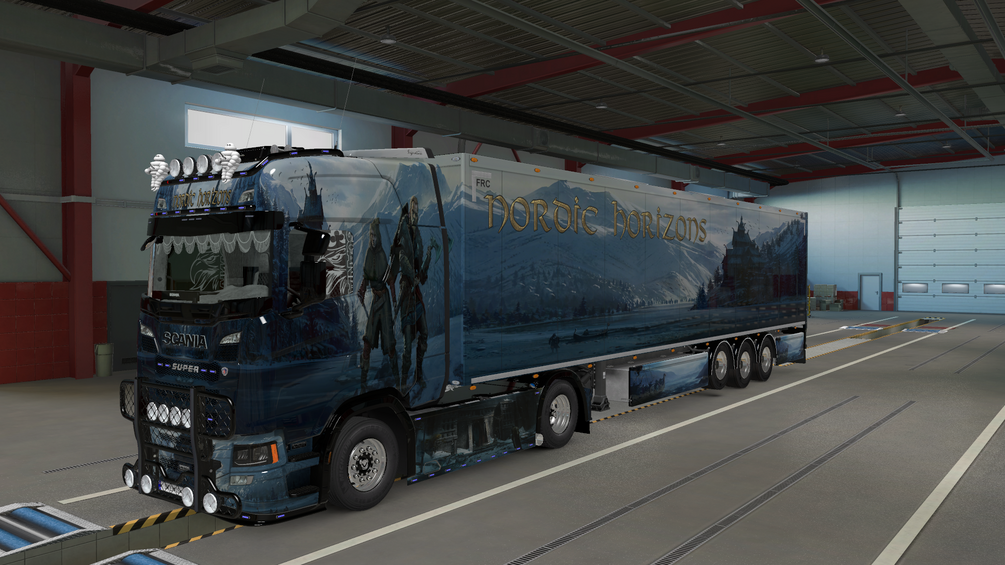 Scania S & Box Trailer | Nordic Horizons by STEMOS|designs