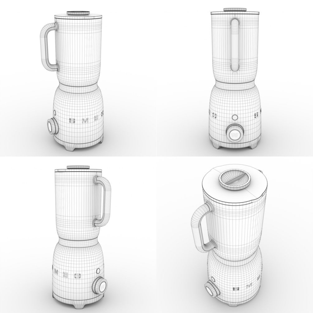 smeg kettle 3D model