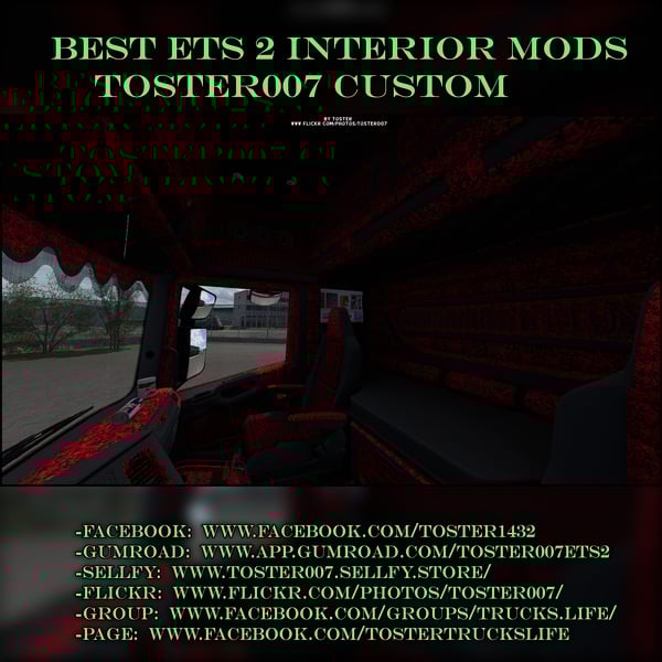 Interior Scania S/R Next Gen R&B ETS 2 #28 by Toster007