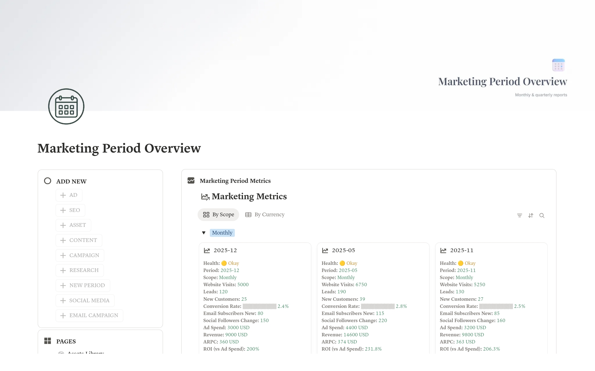 Marketing OS - Campaigns, ROI & 2,000+ Formulas - view 4