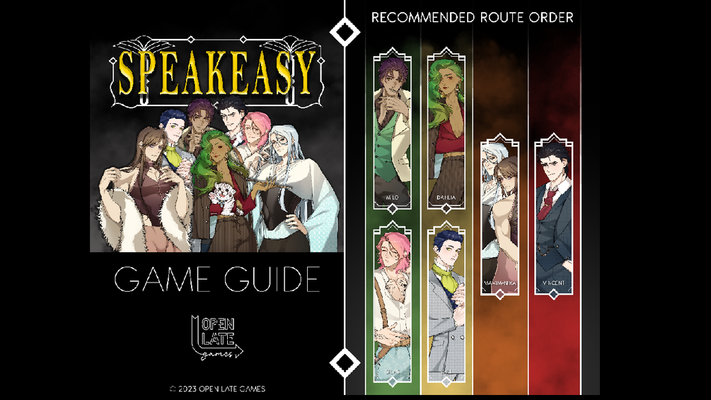 Speakeasy Digital Game Guide