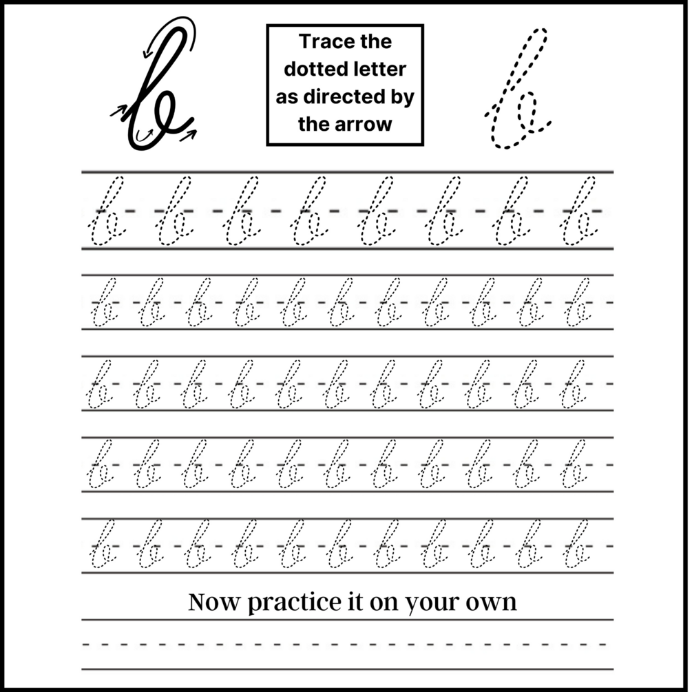 Unique Cursive Handwriting Worksheets to Learn Cursive Letter Formation and Joining  Techniques Faster at Home.