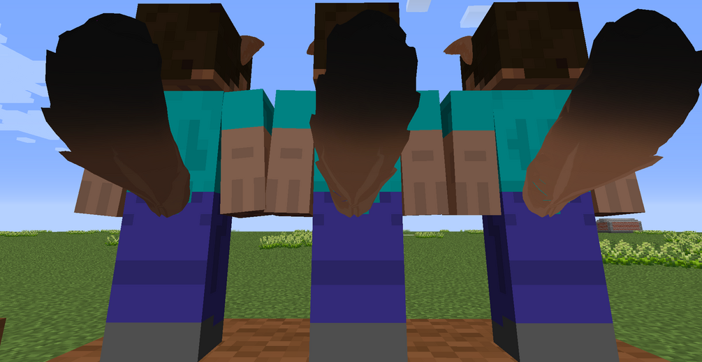 Werewolf ears and tail textures