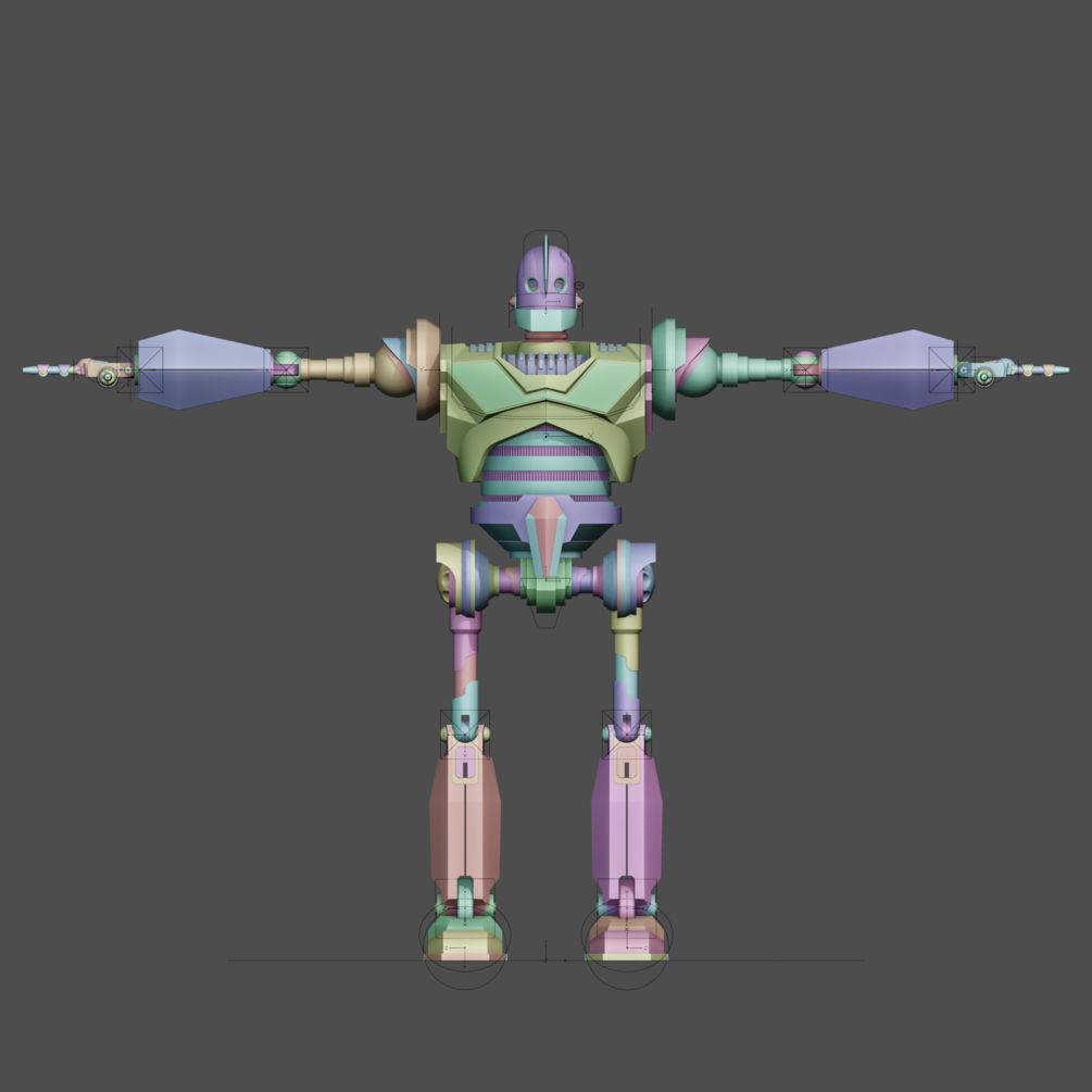 3D Robot Rig ~ Blend File