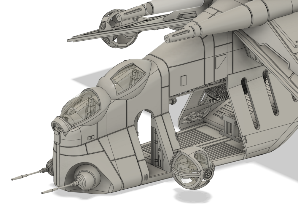 Star wars legion online gunship