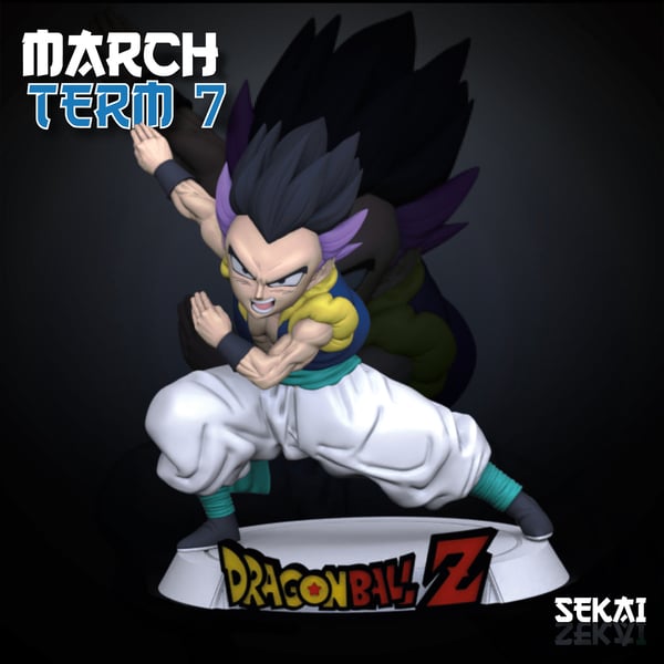 Gotenks Sculpture - Sekai 3D Models - Tested and Ready for 3D printing