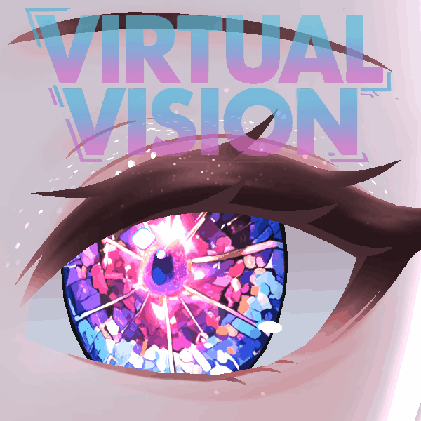 Burning Desire Eyes Animated - Eye Textures for 3D Models VRM, MMD, Avatars or VRCHAT 