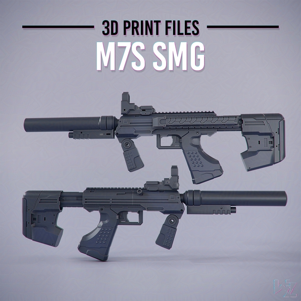 3D Files - Halo2 Anniversary - M7S SMG