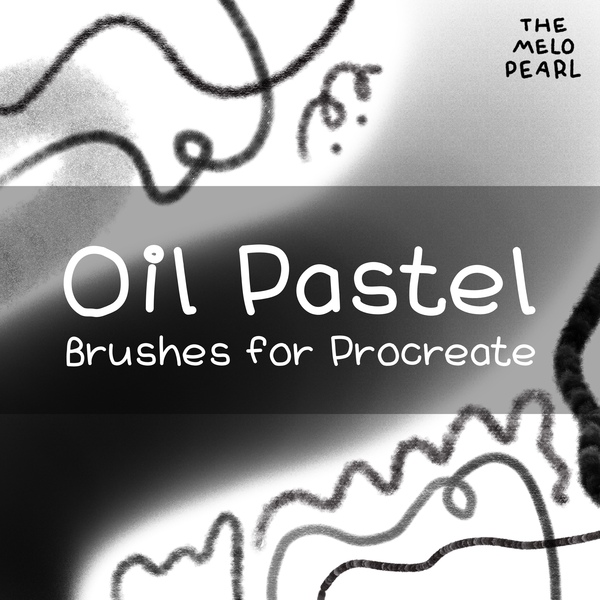 TML | Oil Pastel | Brushes for Procreate by The Melo Pearl