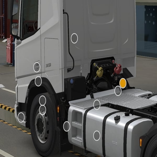 [trlr_cables tuning part] DAF XD base cables delete by WC007 D3SIGN