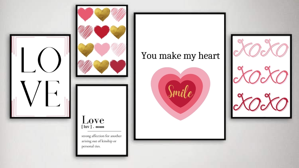 printable wall art love