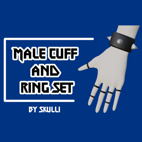 [OLD] FREE Male Cuff and Ring Set / VRChat