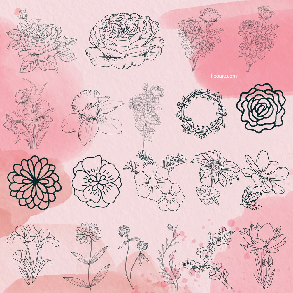 🍬 Procreate Free Brushes 🍬 on Instagram: “Procreate Floral Stamp