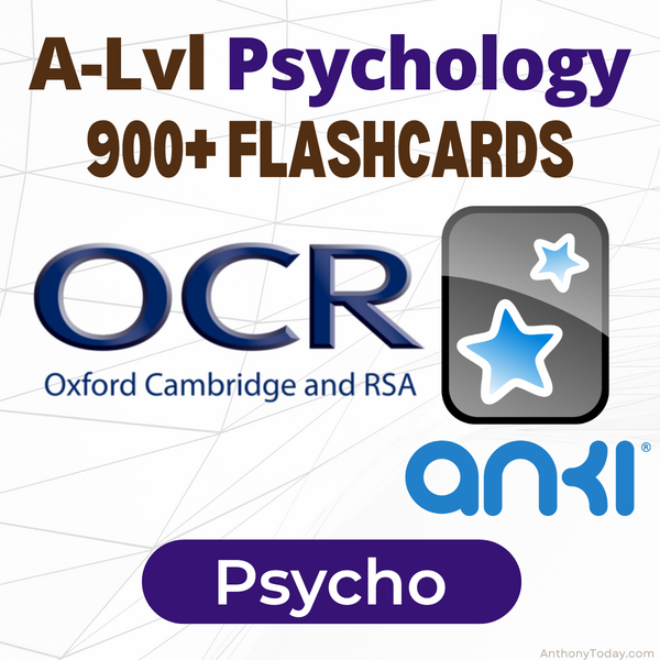 OCR Psychology Exam Prep Flashcards — Anki