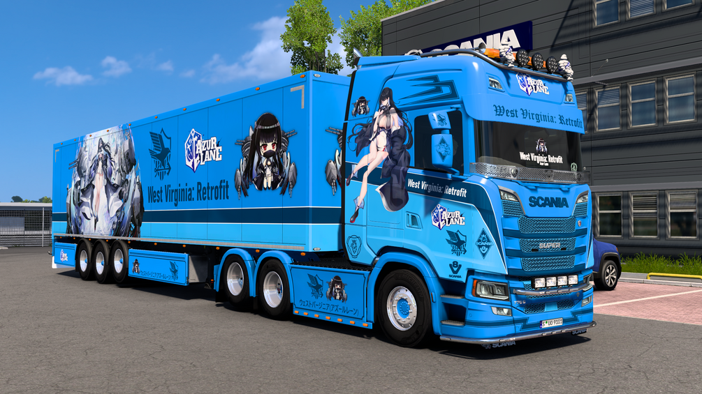 [ETS2] USS West Virginia (Retrofit) | Azur Lane [Combo Skin] by Syahrul Itasha Truckstyling 痛トラック