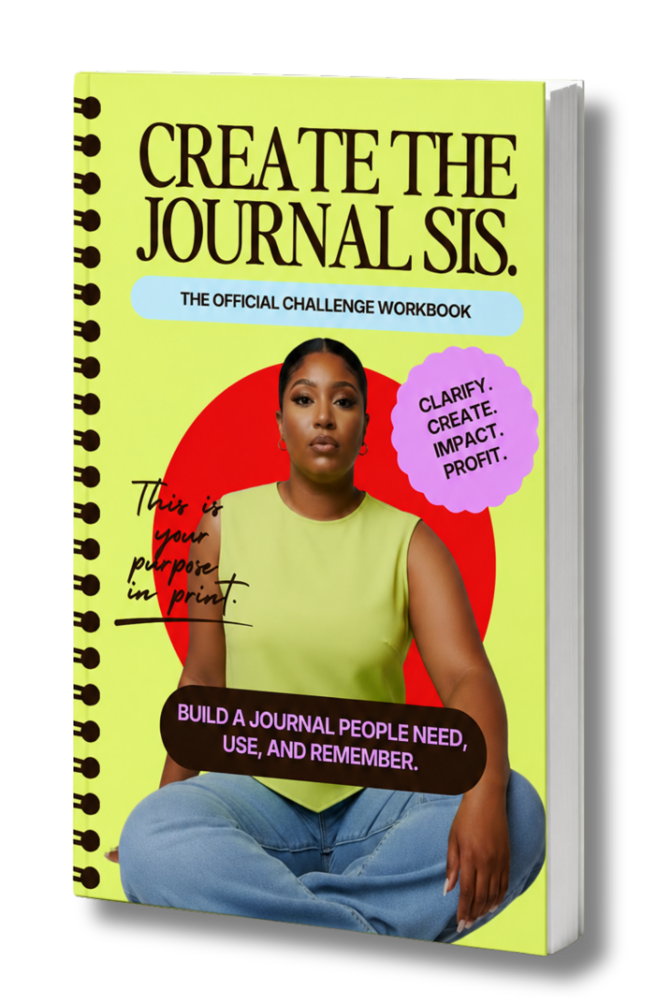 Create The Journal Sis Challenge Workbook