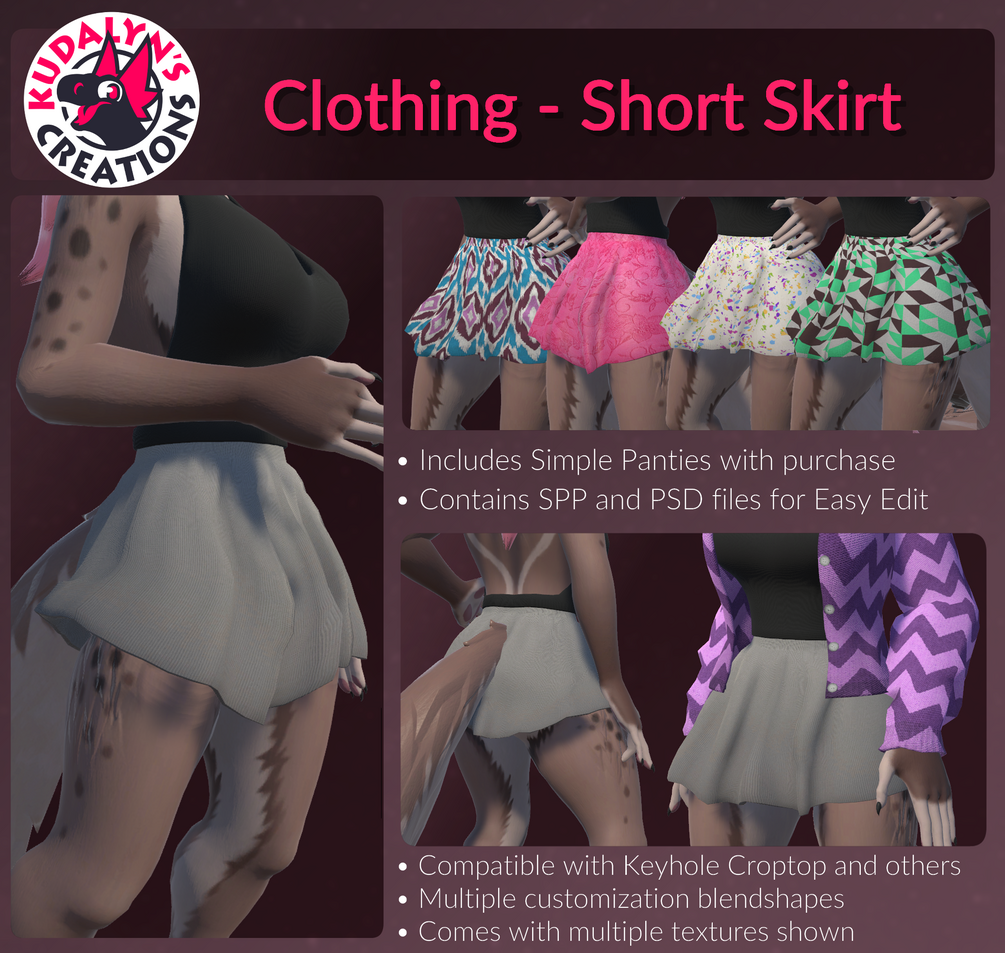 Kuda's Clothes - Short Skirt