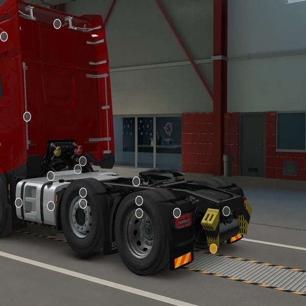 [r_mudflaps tuning part] DAF XD rear mudflaps by WC007 D3SIGN