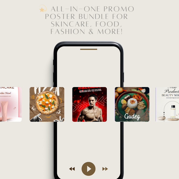 All-in-One Promo Poster Bundle Preview