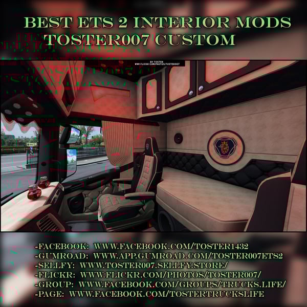 Interior Scania S Next Gen Biege ETS 2 #19 by Toster007