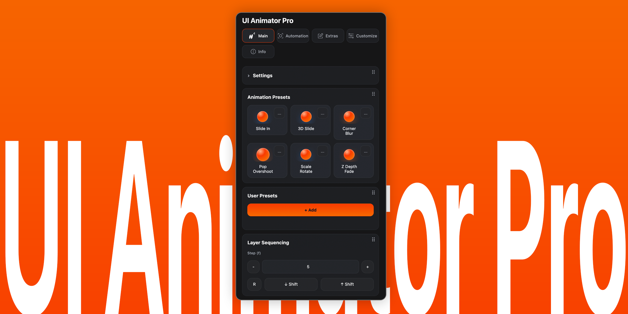 UI Animator Pro preview