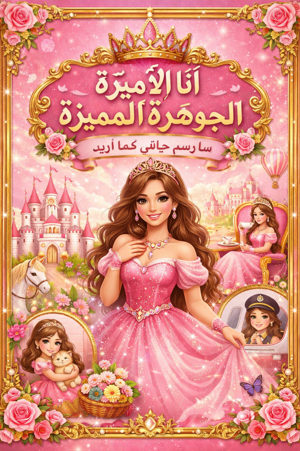 Princess Queen Coloring Book Preview