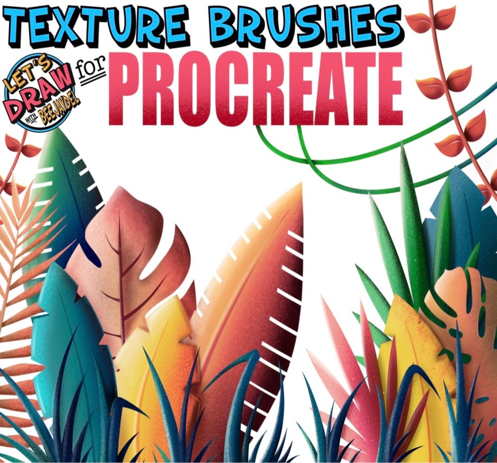 Texture Brushes for Procreate by BeeJayDeL by BeeJayDeL