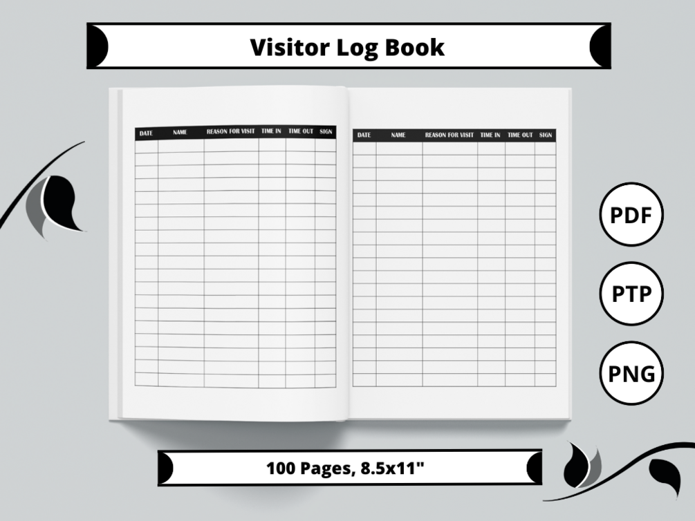 Visitor Log Book