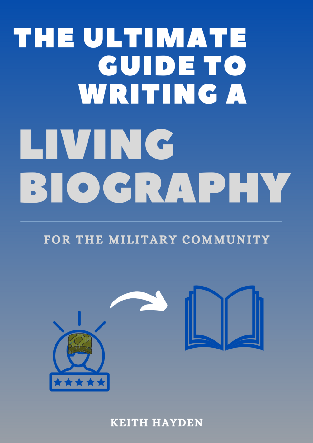 write a biography of living