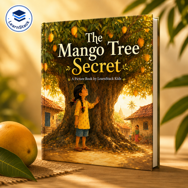 The Mango Tree Secret — A Picture Book by LearnStack Kids cover by LearnStack
