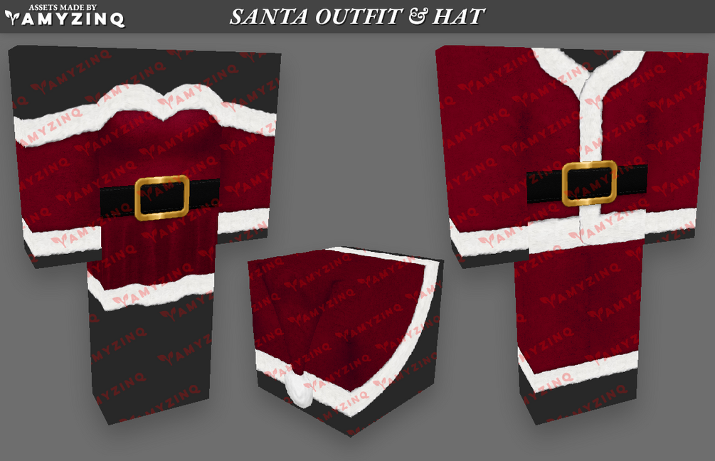 Minecraft — Santa Outfit & Hat