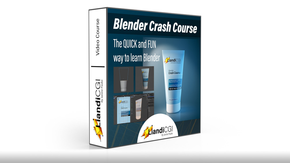 Blender Crash Course for beginners modeling, texturing, lighting and