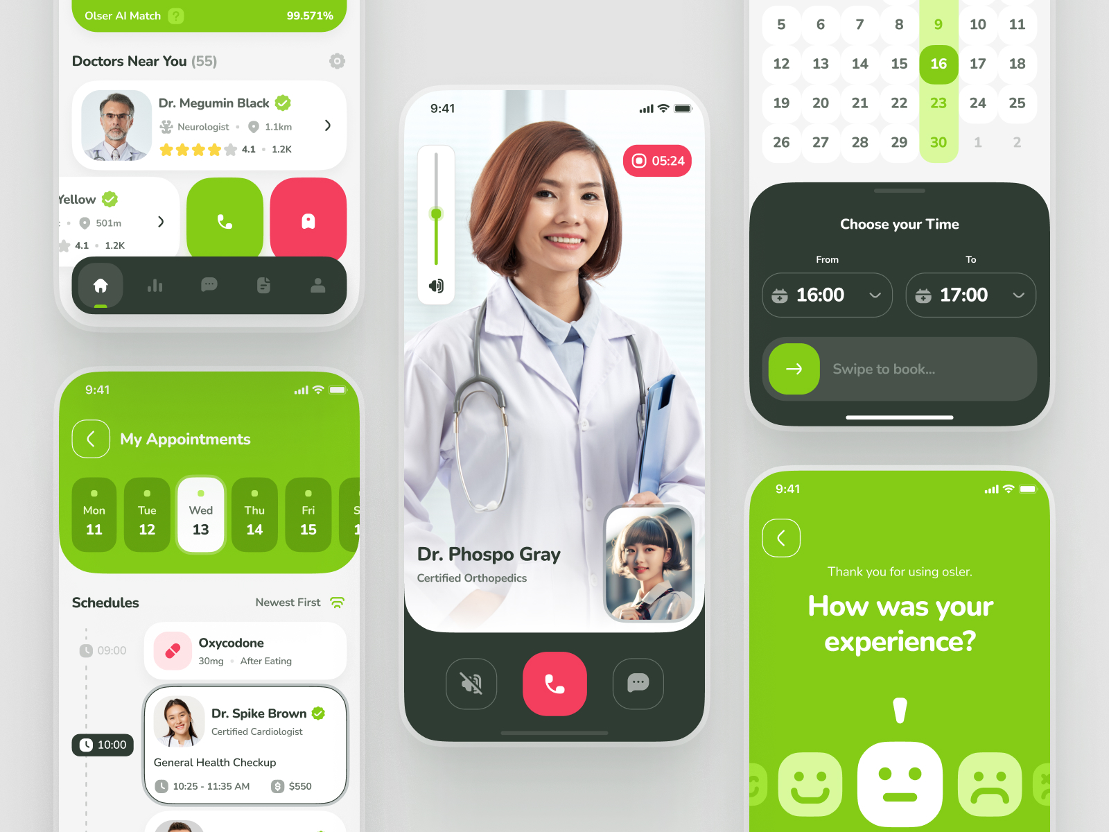osler UI Kit: AI-Driven Telehealth & Telemedicine App