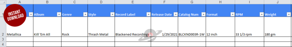 vinyl-catalog-excel-template