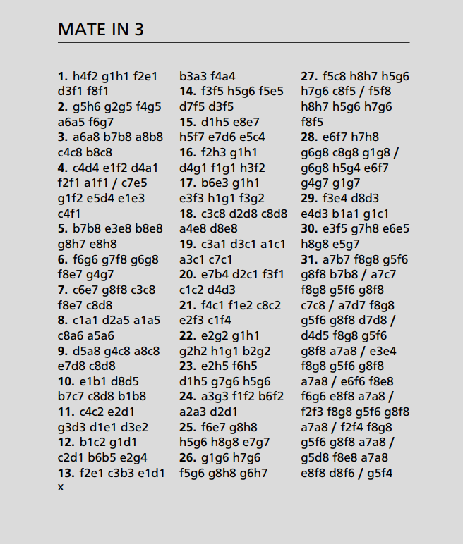 1000 Mate in 123 Chess Puzzles Volume 1, John W. Edwards